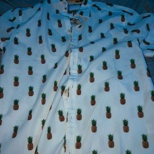 Brand new Pineapple Shirt Button Up